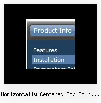Horizontally Centered Top Down Menu Transparent Javascript Menu Mouse Over Example Download