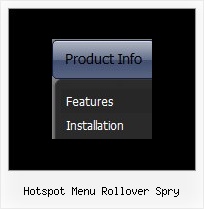 Hotspot Menu Rollover Spry Dynamic Expandable Menu