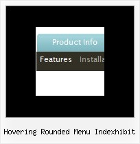 Hovering Rounded Menu Indexhibit Menu Layer