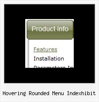 Hovering Rounded Menu Indexhibit Menu Web Java