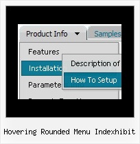 Hovering Rounded Menu Indexhibit Menu Frame Javascript Horizontal