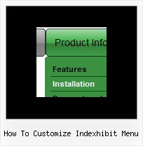 How To Customize Indexhibit Menu Transparent Window Dhtml Example