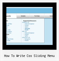 How To Write Css Sliding Menu Web Navigation Bar