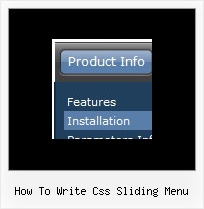 How To Write Css Sliding Menu Css Navigation Examples