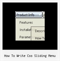 How To Write Css Sliding Menu Scrolling Menu Javascript
