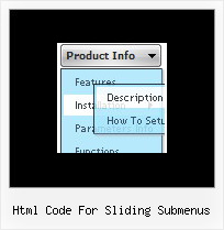 Html Code For Sliding Submenus Dropdown Menu Javascript