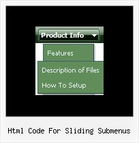 Html Code For Sliding Submenus Javascript Jump Menu Script