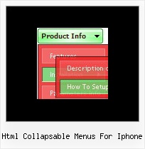 Html Collapsable Menus For Iphone Horizontal Mouseover Frame Scroll