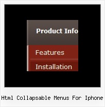 Html Collapsable Menus For Iphone Menu Creation Software