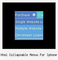 Html Collapsable Menus For Iphone Menu Layer