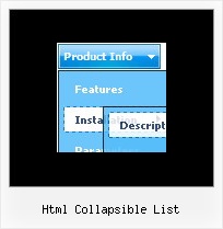 Html Collapsible List Webmenu Tab