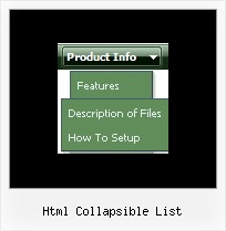 Html Collapsible List Examples For Layers In Javascript