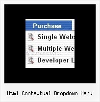 Html Contextual Dropdown Menu Script For Menu