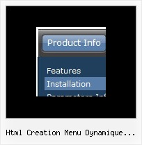 Html Creation Menu Dynamique Horizontale Horizontal Foldout Menu