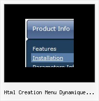 Html Creation Menu Dynamique Horizontale Javascript Trees