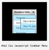 Html Css Javascript Sidebar Menu Tabs Menu Graphics