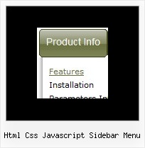 Html Css Javascript Sidebar Menu Vertical Drop Down Menu Script