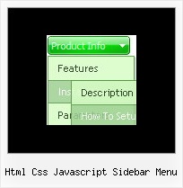 Html Css Javascript Sidebar Menu Menu Pop Up No