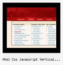 Html Css Javascript Vertical Menubar Expanding Drop Down Menu