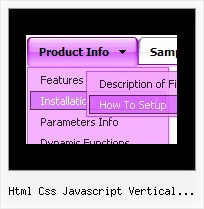Html Css Javascript Vertical Menubar Side Menu Software Frames