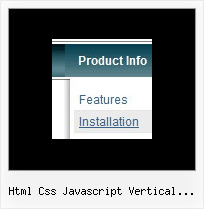 Html Css Javascript Vertical Menubar Collapsing Menu In Javascript