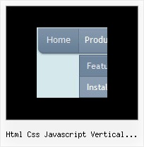Html Css Javascript Vertical Menubar Html Vertical Menu