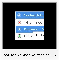 Html Css Javascript Vertical Menubar Simple Menu Sample