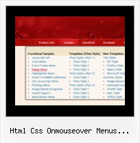 Html Css Onmouseover Menus Desplegables Sencillo Javascript Click Position