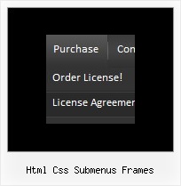 Html Css Submenus Frames Form Drop Down Javascript