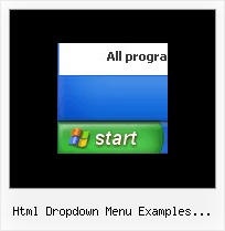 Html Dropdown Menu Examples Divider Popup Menu Style