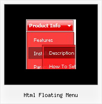 Html Floating Menu Navigation Site