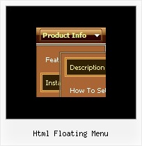 Html Floating Menu Menu Dynamique Avec