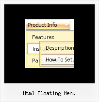 Html Floating Menu Cool Menu Dhtml