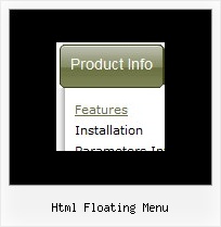 Html Floating Menu Scroll Horizontal Dhtml