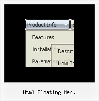 Html Floating Menu Dhtml Menu Sample Code