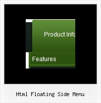 Html Floating Side Menu Web Tree Menu
