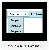 Html Floating Side Menu Menu Desplegable Javascript Source