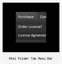 Html Folder Tab Menu Bar Dynamic Dependant Dropdown Menus