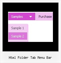 Html Folder Tab Menu Bar Tutorial On Drop Down Navigation Bar In Javascript