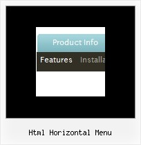 Html Horizontal Menu Javascript Disable File Menu