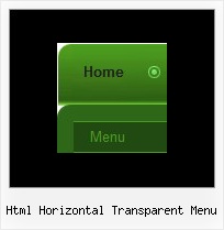 Html Horizontal Transparent Menu Style Hide Menu