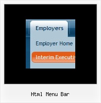 Html Menu Bar Side Navigation Bar Javascript