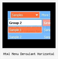 Html Menu Deroulant Horizontal Creating Rollover Menu Tutorial