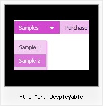 Html Menu Desplegable Slide Menu Down Javascript