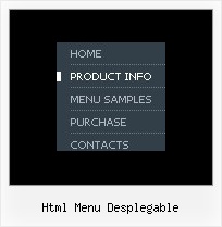 Html Menu Desplegable Pulldown Menu Submenu