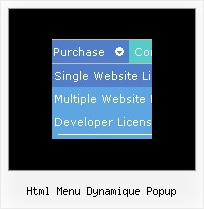 Html Menu Dynamique Popup Web Navigation Tabs