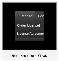 Html Menu Info Float Javascript Menu Dynamique