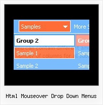 Html Mouseover Drop Down Menus Menu Superior Dhtml