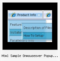 Html Sample Onmouseover Popup Windows Tabbed Javascript Menu