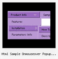 Html Sample Onmouseover Popup Windows Netscape Dhtml